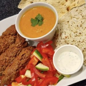 Lam Kebab m/saus